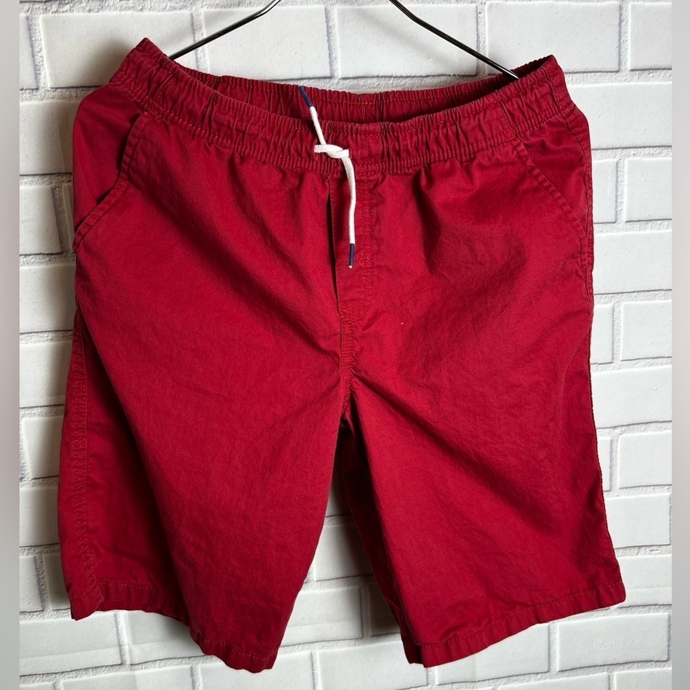 CAT & JACK boys Red Drawstring Shorts/size 16